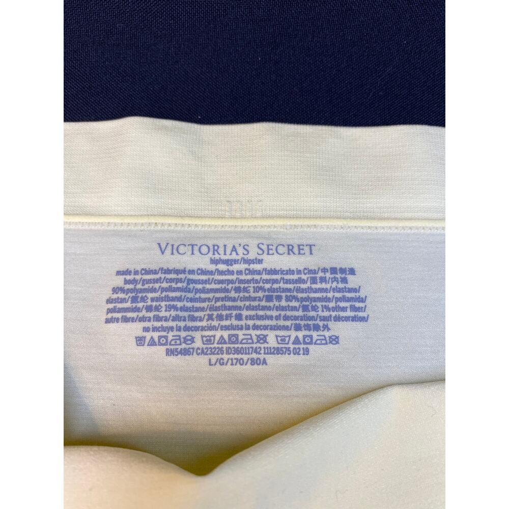 VICTORIAS SECRET PANTIES 3 Pair Hiphugger Hipster Lace Lot Size Large - Picture 10 of 11